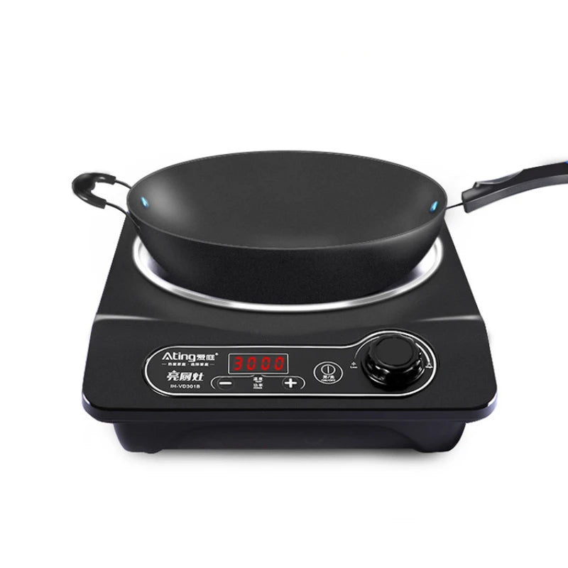 Concave Induction Cooker Frying Pan 3000w