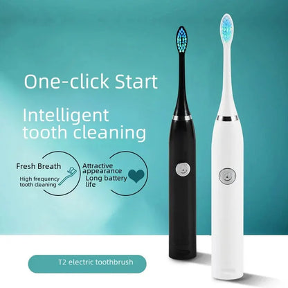 Couple's Sonic Electric Toothbrush Set
Dry Battery Powered Soft Bristles
Men Women Home Use
Easy To Operate