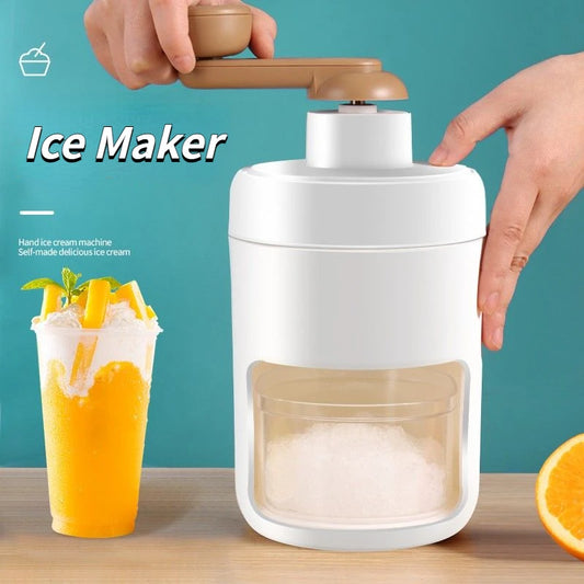 Manual Ice Crusher Hand Smoothie Machine Fast Ice Shaver Breaker
Portable Shaved Ice Machine
Kitchen Gadgets Ice Blender