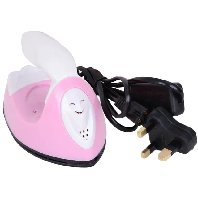 DIY Mini Heat Press Machine
Portable Electric Utility Small Iron
Versatile Rapid Heating-Up for Hot Drilling 
Name Cloth Stickers