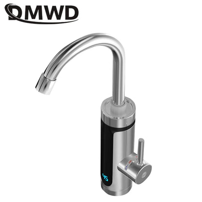 DMWD 3000W Instant Electric Water Heater Kitchen Faucet Digital Display 220V