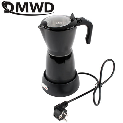DMWD 300ml Electric Moka Pot Espresso Italian Mocha Coffee Maker
Percolators Stovetop Tool Filter Coffee Making
