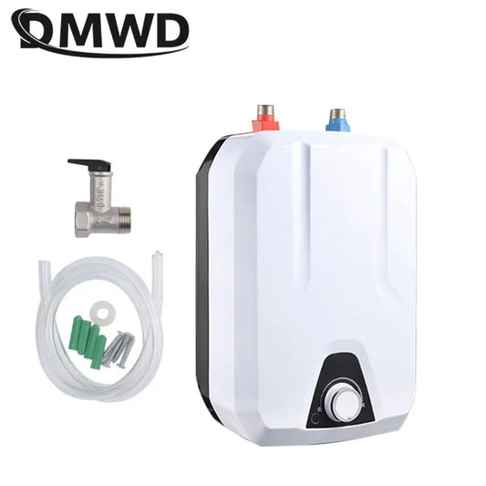 DMWD 8L Electric Instant Water Heater
Water Temperature Adjust Thermostat Induction Heater
For kitchen Bathroom Heating Tap 110V