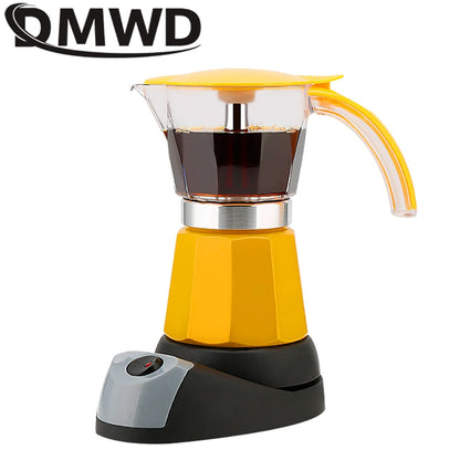 DMWD Electrical Moka Pot Espresso Italian Mocha Maker Latte Brewer 6 Cups Electric Coffee Heater Percolators Stovetop Filter EU

Electric Moka Pot Espresso Maker