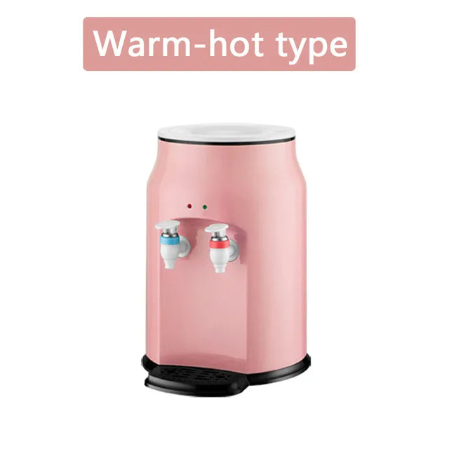 Household Water Dispenser Mini Drinking Fountain Desktop Water Boiler Hot and Cold Dual Use Heating Machine Tea Maker 220V