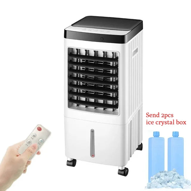 ECHOME 10L Air Cooling Fan Large Wind Powerful Cooling Mobile Chiller Can Be Remotely Timed Control Air Cooler Ventilador Fan.