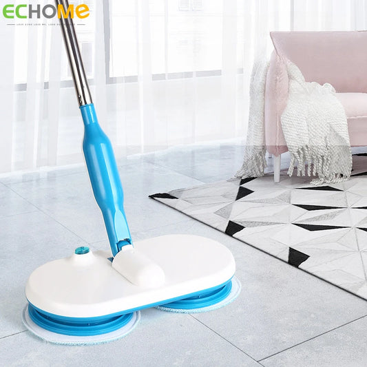 ECHOME Cordless Electric Mop Handheld Cleaner. 
Automatic Wireless Cleaner Mopping Machine. 
Charging Hand Free Household Sweeper.