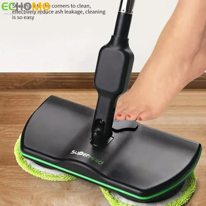 ECHOME Wireless Electric Mops 360Â°Rotary Mop Washing Hand Held Push Household Floor Cleaning Tools Accessories Smart Cleaner.