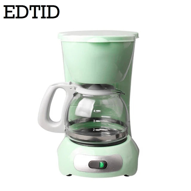 EDTID Automatic Electric Latte Espresso Coffee Maker
Mini 0.6L Moka Drip Cafe American Coffee Brewing Machine
Tea Pot Boiler EU