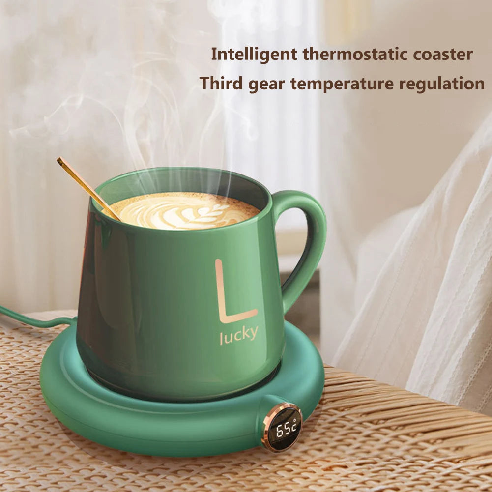 Electric Coffee Mug Heater Coaster
Constant Temperature Milk Hot Plate
Lightweight Coffee Cup Warmer
Adjustable for Home Office
