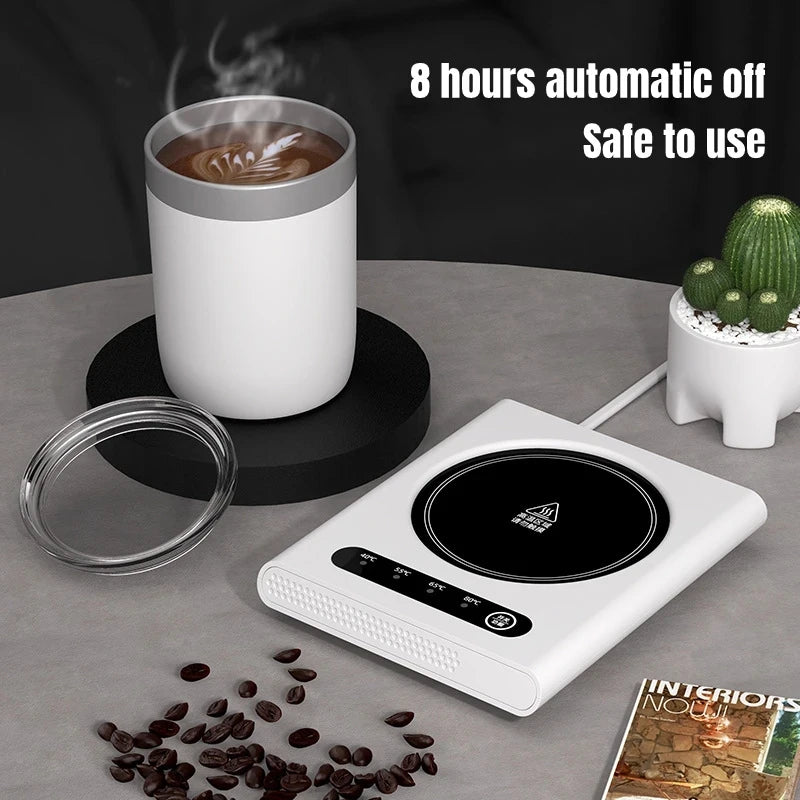 Electric Cup Heater Mug Warmer Heating Pad Hot Plate 4 Gear Temperature Home Office 220V
Coffee Milk Tea Heating Coaster