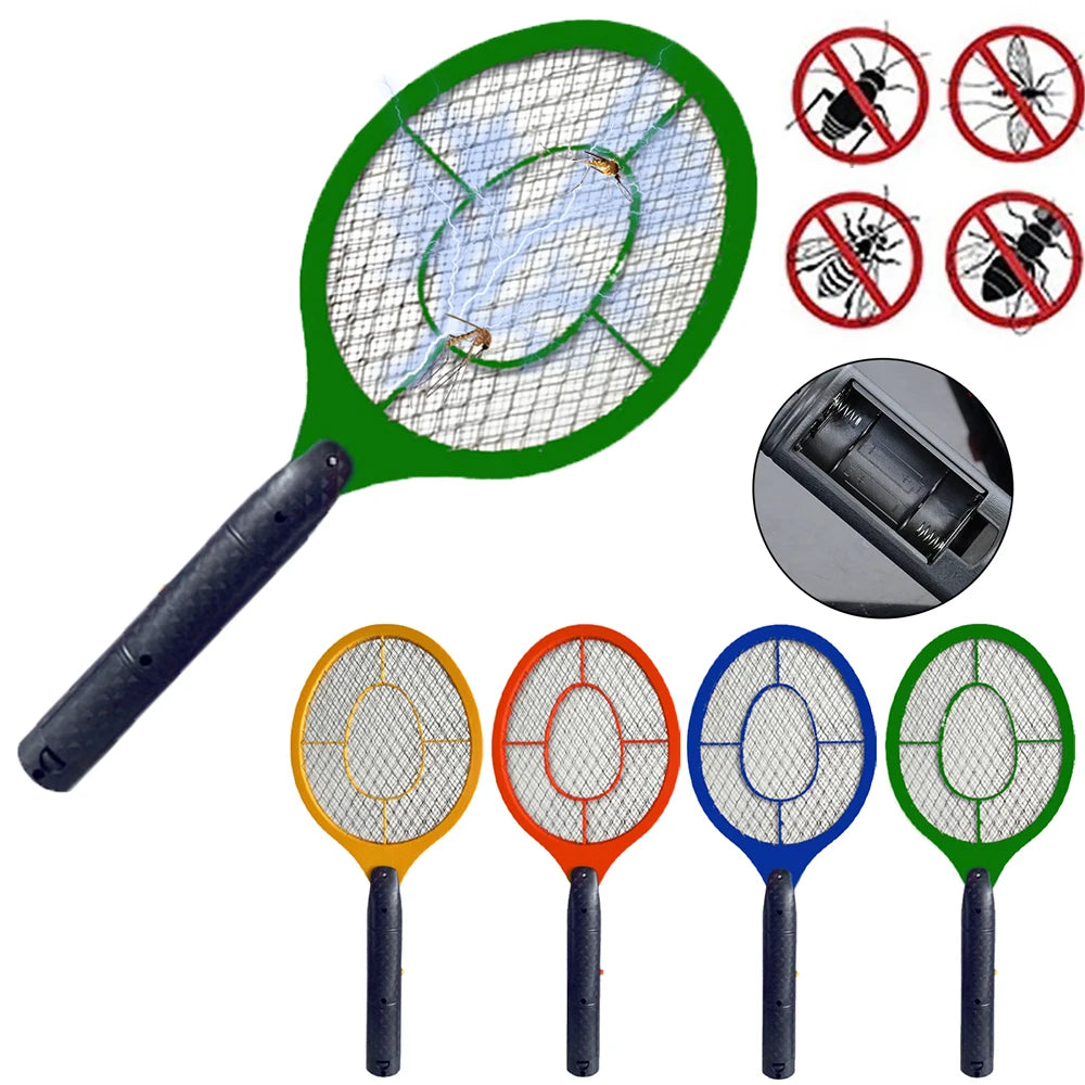 Electric Fly Insect Bug Zapper Bat Handheld Insect Swatter Racket
Portable Mosquitos Killer Pest Control for Bedroom.