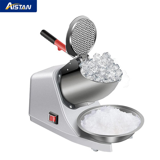 Electric Ice Crusher Double Blades Ice Crusher Shaver Stainless Steel Shaved Ice Machine 380W Snow Cone Machine
Ice Crusher Shaver Stainless Steel Shaved Ice Machine
380W Snow Cone Machine