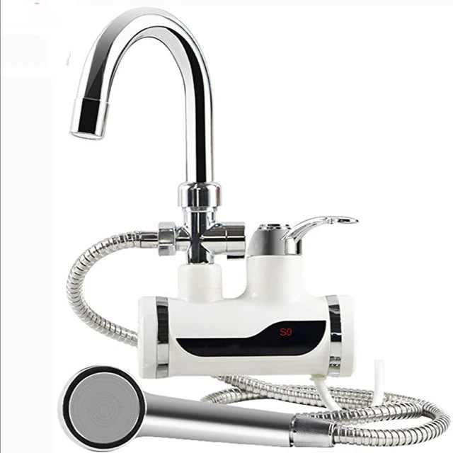 Electric Kitchen Water Heater Tap Instant Hot Water Faucet Heater Cold Heating Faucet Tankless Instantaneous Water Heater

Summary: Instant Hot Water Faucet Heater