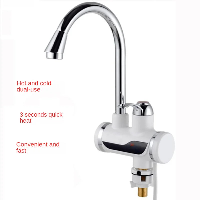Electric Kitchen Water Heater Tap Instant Hot Water Faucet Heater Cold Heating Faucet Tankless Instantaneous Water Heater

Summary: Instant Hot Water Faucet Heater