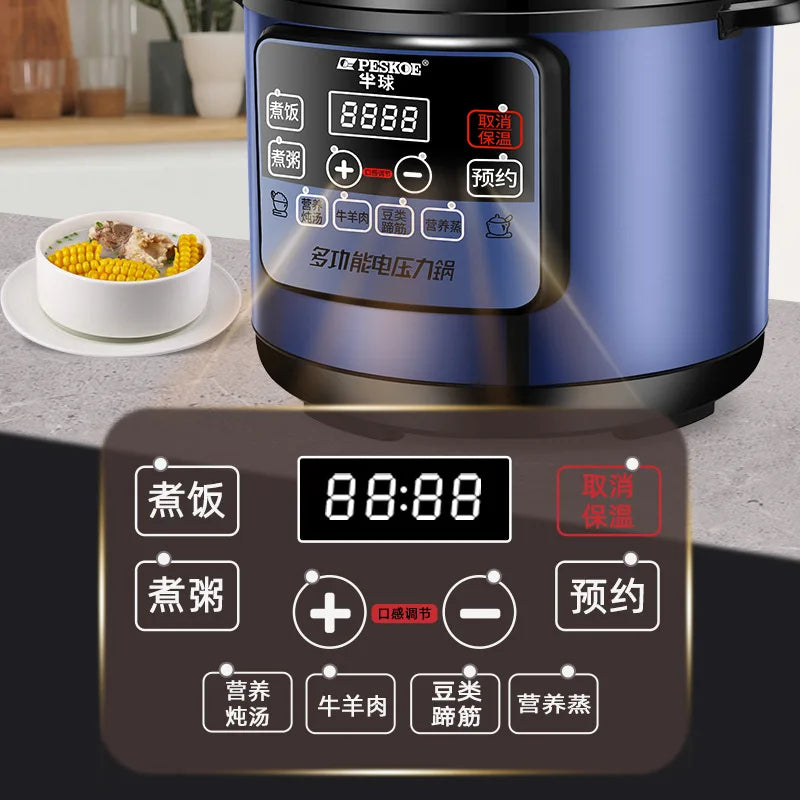 Electric Pressure Cooker
Rice Stew Soup Cooker Pot