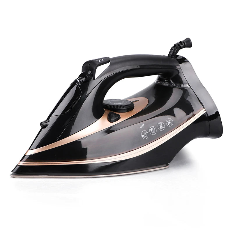 Electric Steam Iron 2200W - Ceramic Plate - Handheld Cloth Iron for Clothes