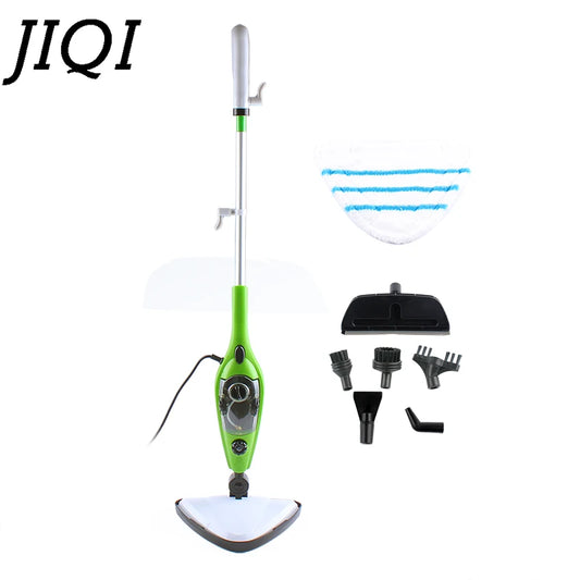 Electric Steam Mop Water Spray High Temperature Steamer Sterilization Cleaner Floor Mopping Sweeper Hand-Cleaning Window Washer. 

Electric Steam Mop Cleaner.