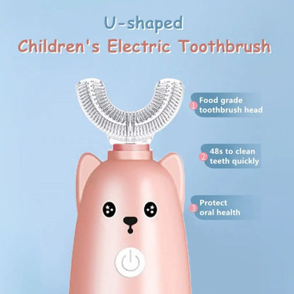 Electric Toothbrush Children Cartoon Super Soft Bristle Baby Tooth Brush Kids Training