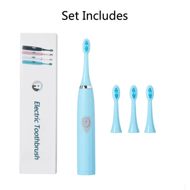 Electric Toothbrush For Adults Full-Automatic Brush - Battery Version