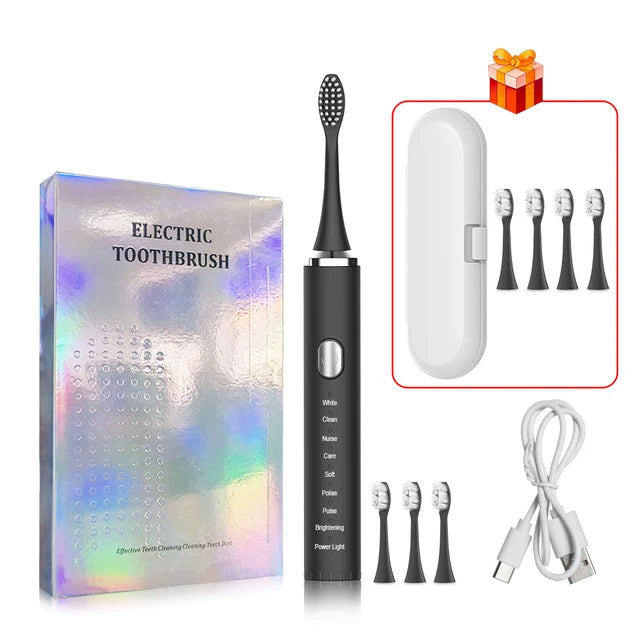Electric Toothbrush – Sonic Vibration Dental Tooth Whitening Cleaner