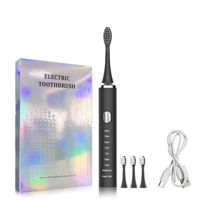 Electric Toothbrush – Sonic Vibration Dental Tooth Whitening Cleaner