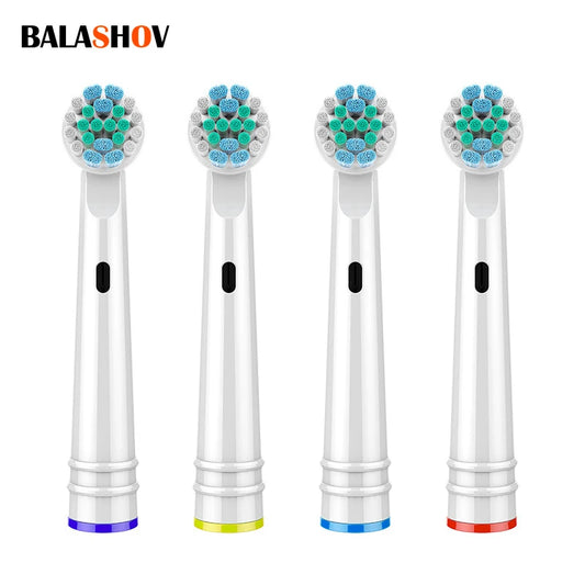 Electric Toothbrush Head Replacement Soft Bristles Tooth Brush Heads Personal Hygiene Clean Brushes Head For Oral B Home Travel.