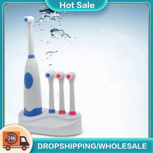 Electric Toothbrush Oral Hygiene Rotary Waterproof Rotating Tooth Whitening Brush