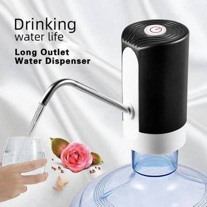 Electric Water Pump Rechargeable Long Outlet Water Dispenser