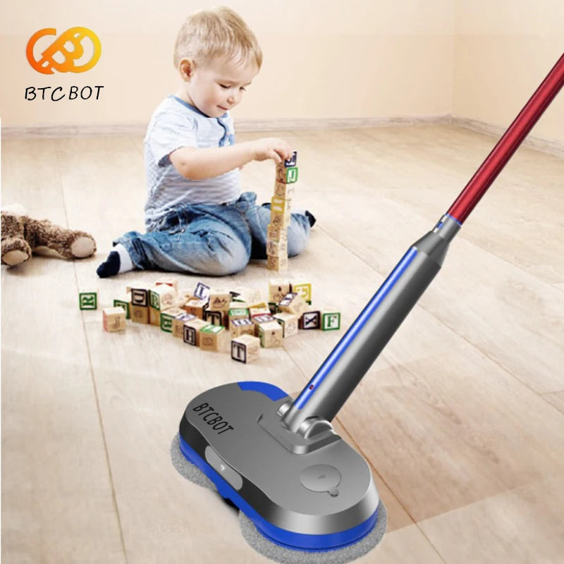 Electric Wet Dry Mopping Head Parts with Water Tank Mop Head Mop Wireless Cleaning LED Floor For Wash Portable Water Washing.