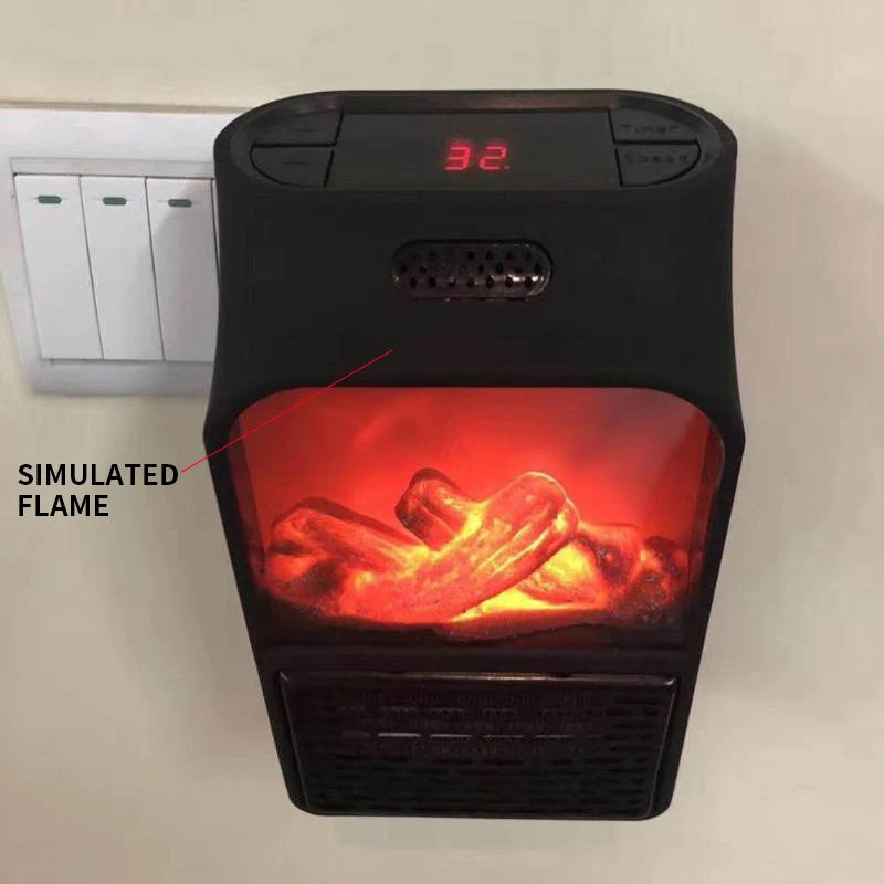 Flame Fireplace Heater Machine