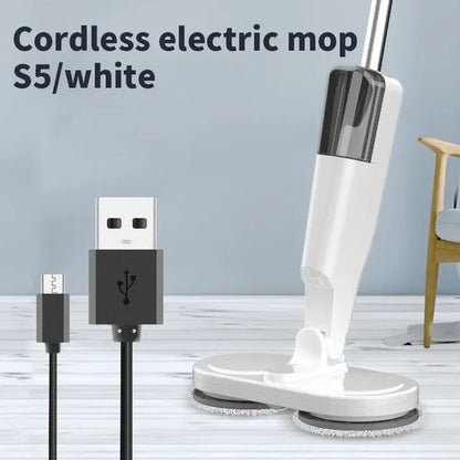 Floor Mop With Sprayer For Cleaning Wireless Electric Mop