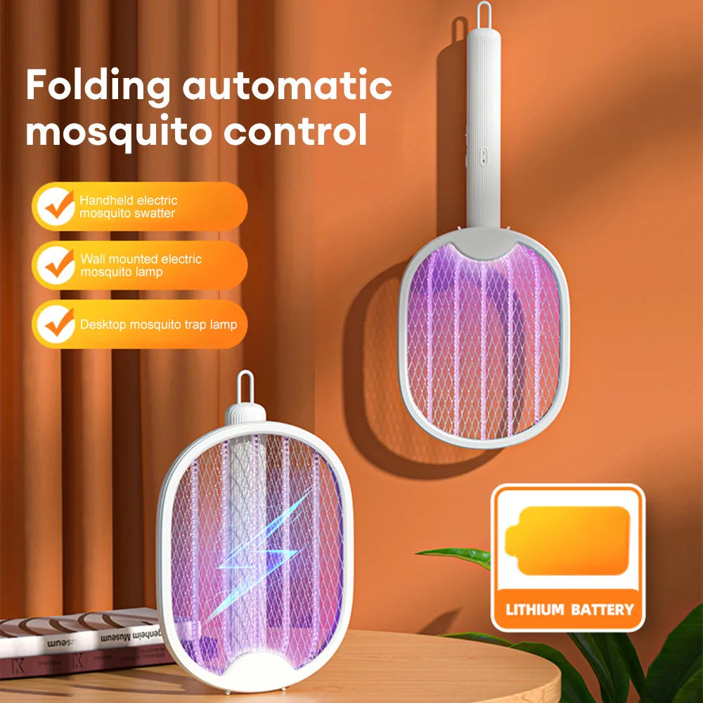 Foldable Electric Mosquito Killer Lamp

USB Rechargeable Mosquito Killer Racket

Fly Swatter Repellent Lamp