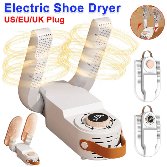 Foldable Smart Shoes Dryer with Timer