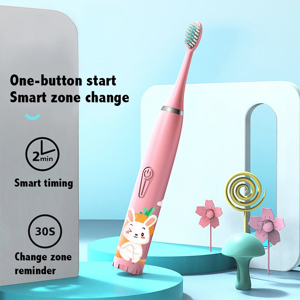 Children Electric Toothbrush Cartoon Pattern Kids
