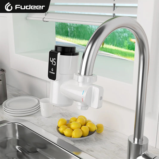 Fudeer Instant Hot Water Faucet Conector Champagne Gold Electric Water Heater Kitchen Tap Adapter 220V Tankless Water Heater
(Product name: Fudeer Instant Hot Water Faucet Conector)