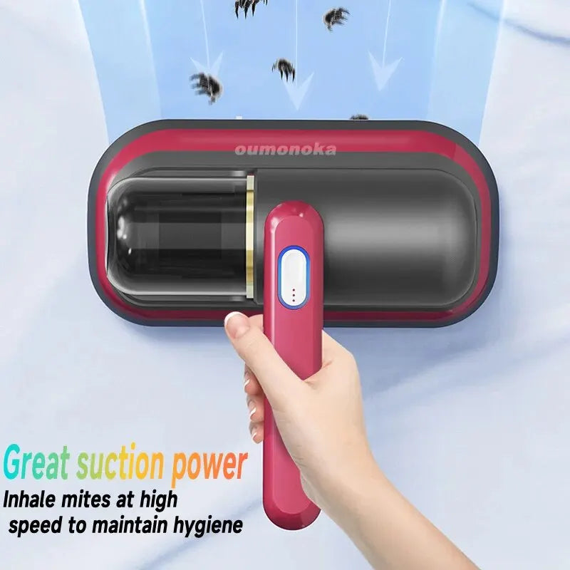Suction Power Wireless Vacuum Mites Remover
Home Bedding Cleaner Cordless Handheld Machine
Robot Mites Cleaning.