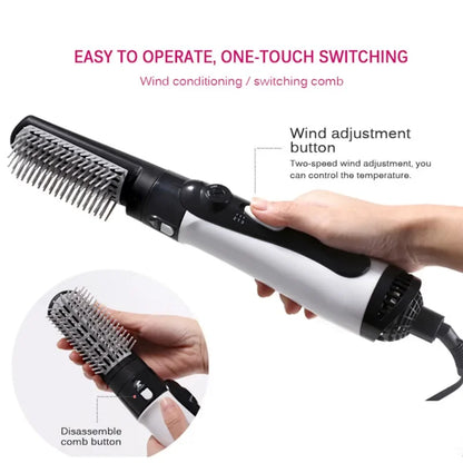 Hair Straightener Comb
Hair Dryer Curling Brush With Comb
1200W Round Brush Blow Dryer
Rotating Hot Air Brush
Multifunctional