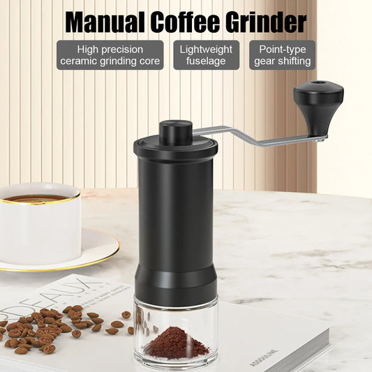 Hand-Cranked Bean Grinder Ceramic Grinding Core Coffee Machine Small Manual Grinder Household