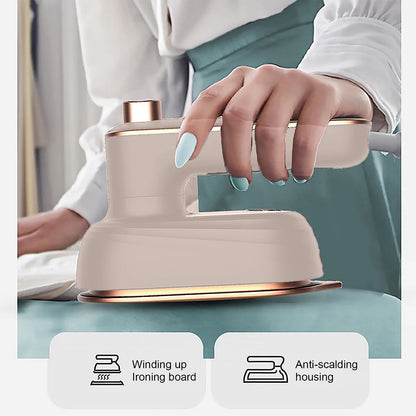 Handheld Mini Garment Steamer Steam Iron - Portable Travelling Home Clothes Ironing Machine
