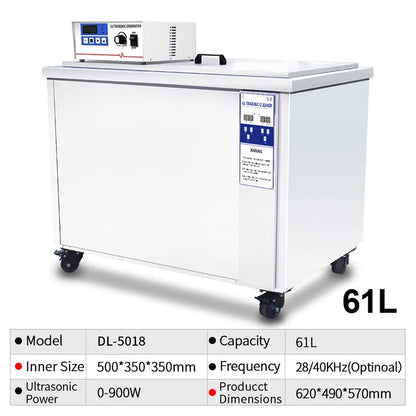 Ultrasonic Cleaning Machine 900W 61L Source Manufacturer