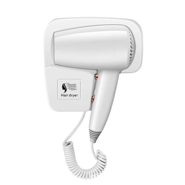 High Power Wall Mounted Hotel Hair Dryer