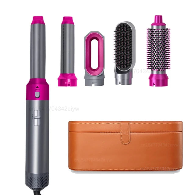 Hot Air Styler Comb 5 in 1 Hair Dryer
Automatic Hair Curler Professional Hair Straightener