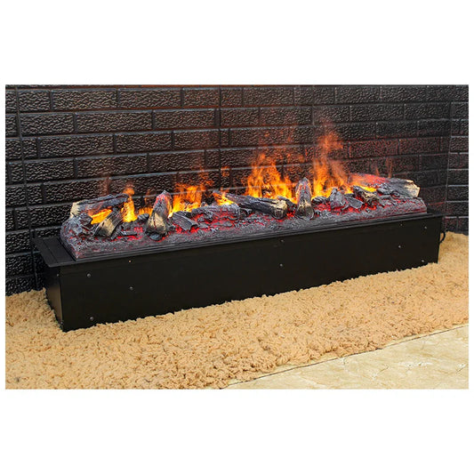 Cassette 2 Meter Length 3d Water Real Smoke Flame Vapour Steam Fireplace.