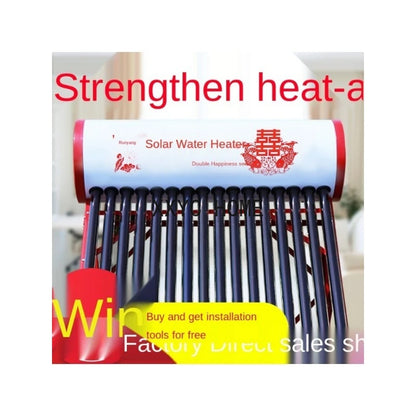 Household Photoelectric Dual-Purpose Solar Water Heater
304 Stainless Steel Thickened Water Tank Liner
Purple GoldTubeFactory