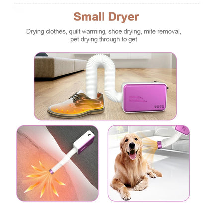 Household Quick Drying Clothes Dryer
Small Drying Clothes Dryer
Warm Is Dehumidified
Dry Shoes Warm Shoes
Wardrobe Folding