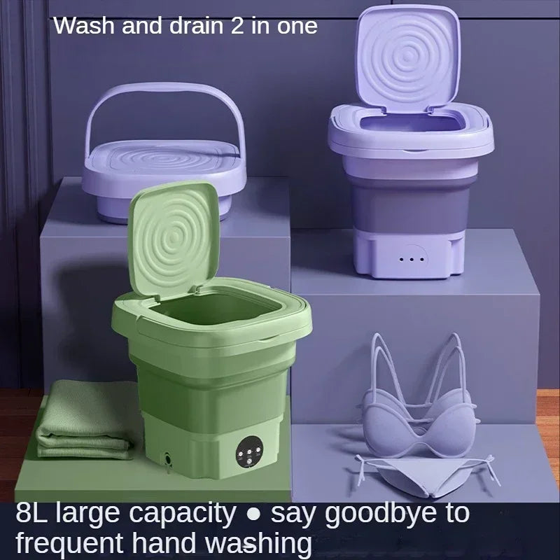 Household Small Folding Washing Machine
Student Dormitory Mini Washing Machine
Portable Washing Bucket Gift