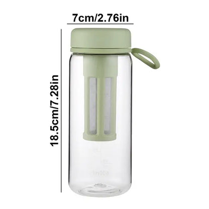 Portable Cold Brew Jar with Scale - Leakproof Iced Coffee Maker