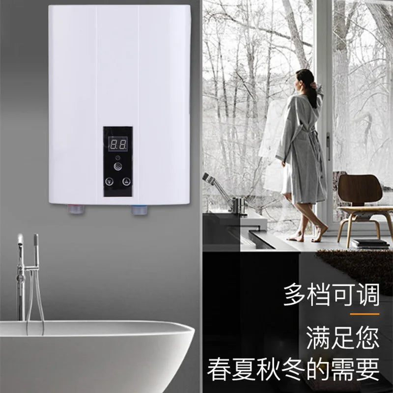 Instant Electric Water Heater Household Small Quick Heating Shower Wall Mounted Constant Temperature Water Heater. 

Electric Water Heater - Wall Mounted - Constant Temperature