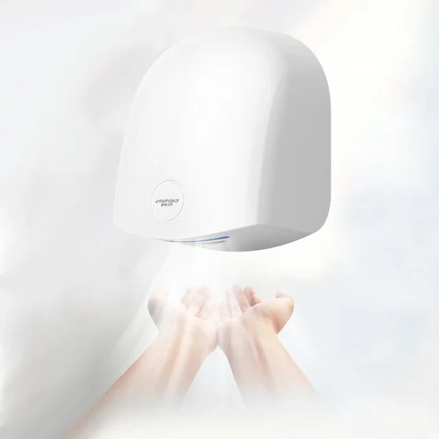 Automatic Hand Dryer Hot Cold High Speed Wind Wall Induction Hand Dryers 1200W for Commercial Bathroom Toilet